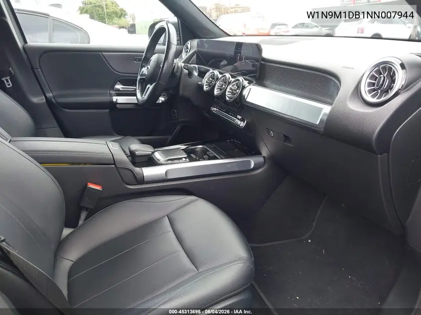 2022 Mercedes-Benz Eqb 350 Suv 4Matic VIN: W1N9M1DB1NN007944 Lot: 45313696