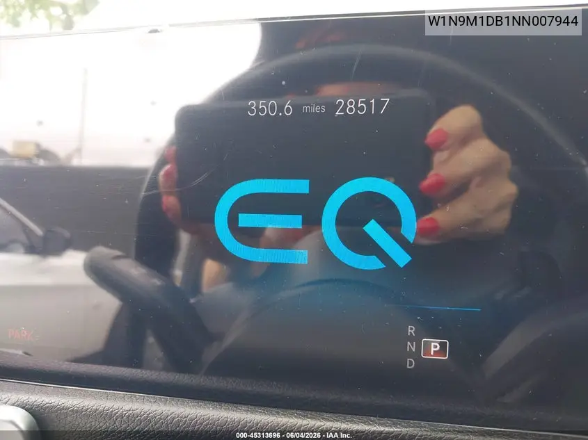 2022 Mercedes-Benz Eqb 350 Suv 4Matic VIN: W1N9M1DB1NN007944 Lot: 45313696