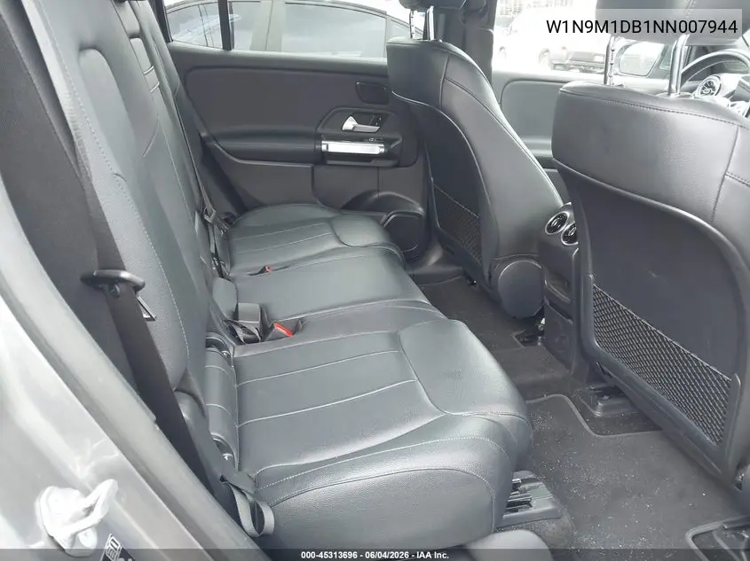 2022 Mercedes-Benz Eqb 350 Suv 4Matic VIN: W1N9M1DB1NN007944 Lot: 45313696