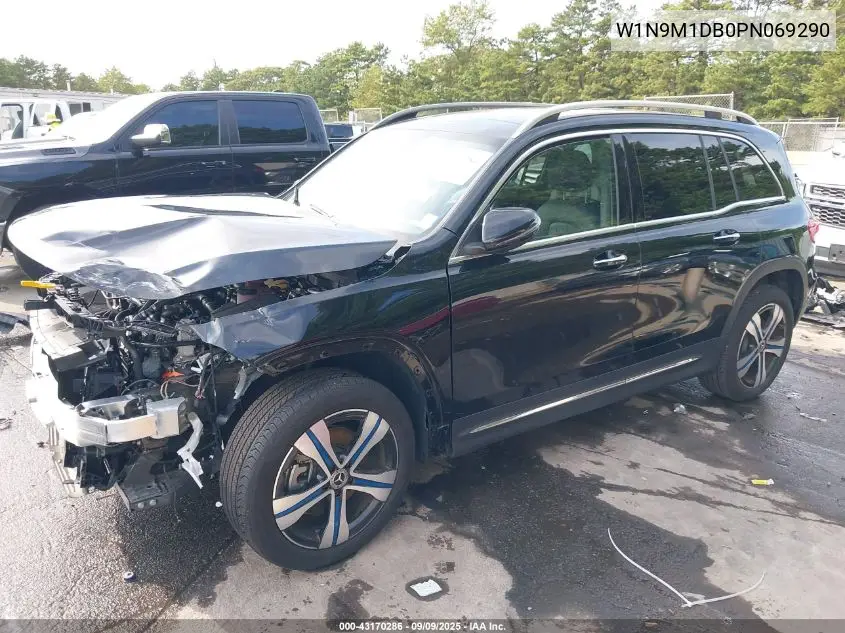 2023 Mercedes-Benz Eqb 350 Suv 4Matic VIN: W1N9M1DB0PN069290 Lot: 43170286
