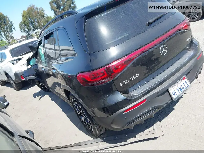 2023 Mercedes-Benz Eqb 350 Suv 4Matic VIN: W1N9M1DB6PN067723 Lot: 45376931