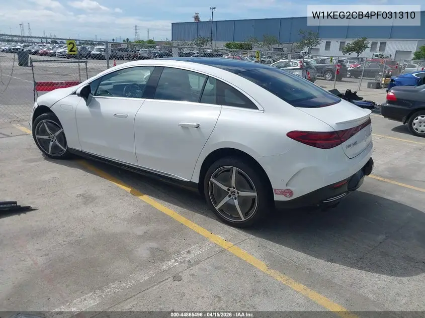 2023 Mercedes-Benz Eqe 500 4Matic+ VIN: W1KEG2CB4PF031310 Lot: 44865496