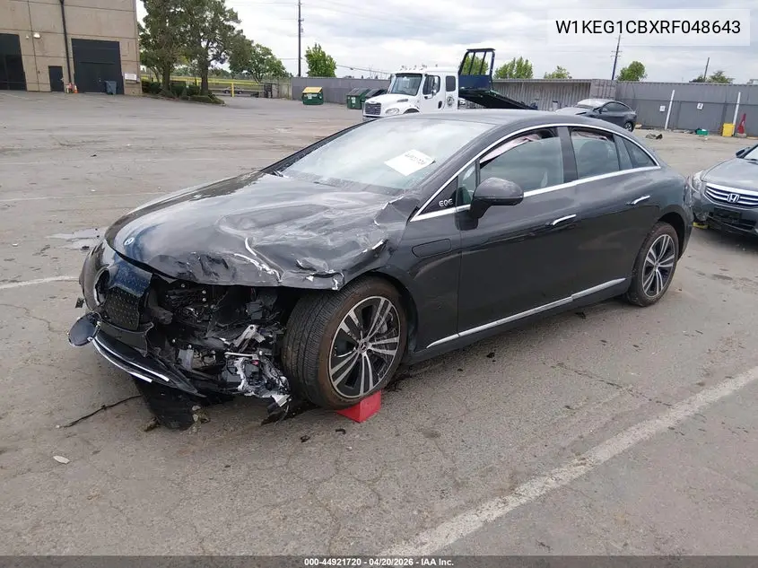 2024 Mercedes-Benz Eqe 350 4Matic VIN: W1KEG1CBXRF048643 Lot: 44921720