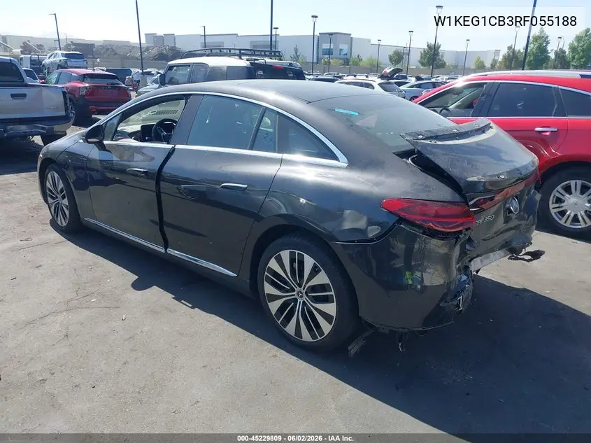 2024 Mercedes-Benz Eqe 350 4Matic VIN: W1KEG1CB3RF055188 Lot: 45229809