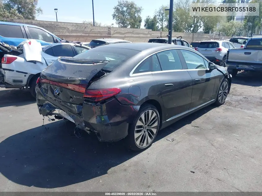 2024 Mercedes-Benz Eqe 350 4Matic VIN: W1KEG1CB3RF055188 Lot: 45229809