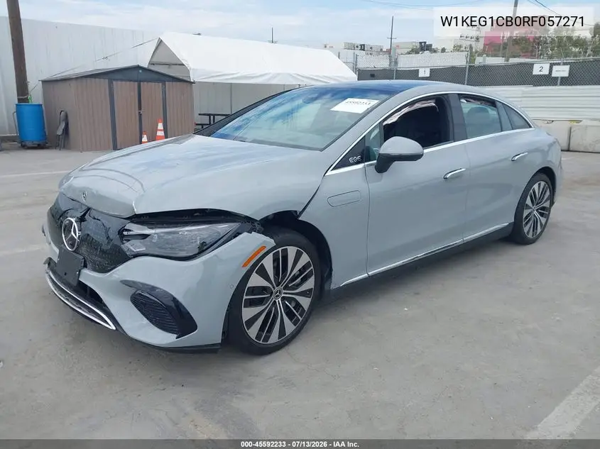 2024 Mercedes-Benz Eqe 350 4Matic VIN: W1KEG1CB0RF057271 Lot: 45592233