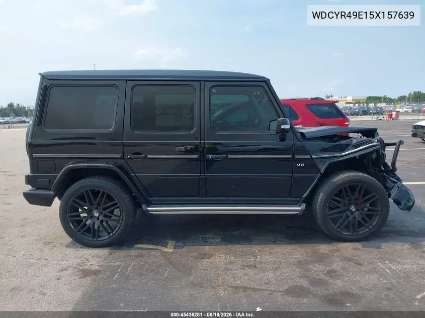 2005 Mercedes-Benz G 500 4Matic/Grand Edition 4Matic VIN: WDCYR49E15X157639 Lot: 45436281