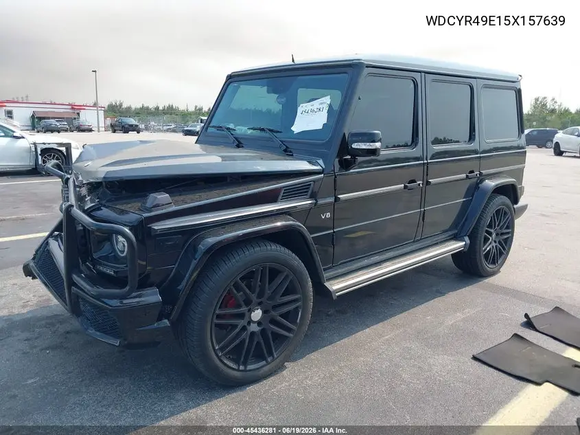 2005 Mercedes-Benz G 500 4Matic/Grand Edition 4Matic VIN: WDCYR49E15X157639 Lot: 45436281