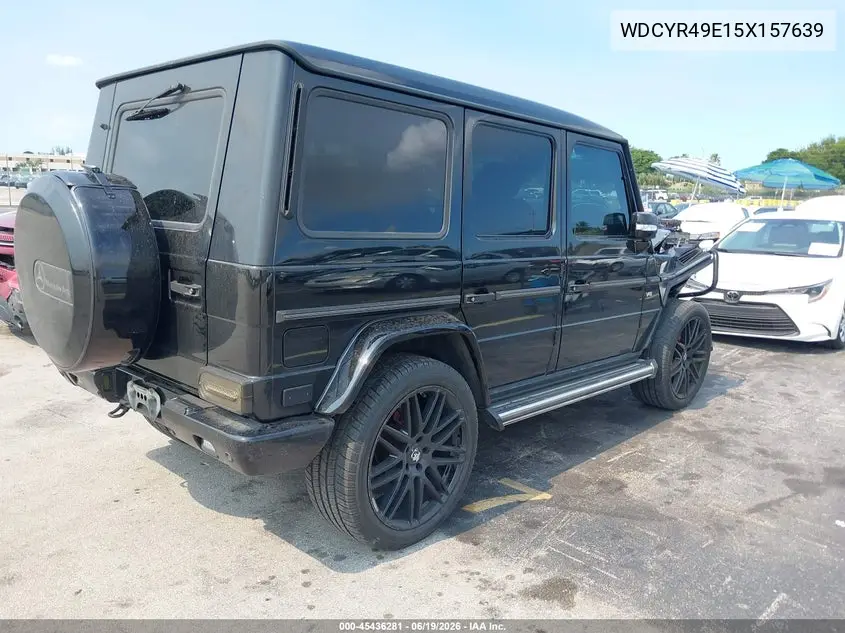 2005 Mercedes-Benz G 500 4Matic/Grand Edition 4Matic VIN: WDCYR49E15X157639 Lot: 45436281