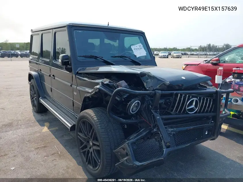 2005 Mercedes-Benz G 500 4Matic/Grand Edition 4Matic VIN: WDCYR49E15X157639 Lot: 45436281