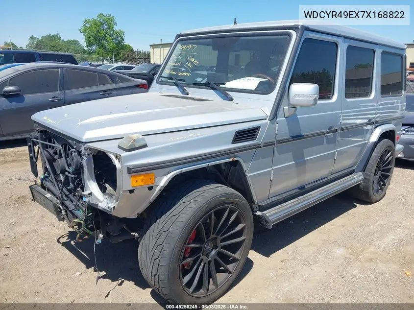2007 Mercedes-Benz G 500 4Matic VIN: WDCYR49EX7X168822 Lot: 45256245