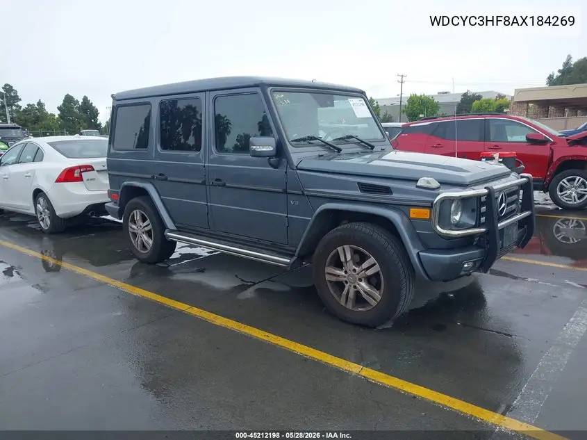 2010 Mercedes-Benz G 550 4Matic VIN: WDCYC3HF8AX184269 Lot: 45212198