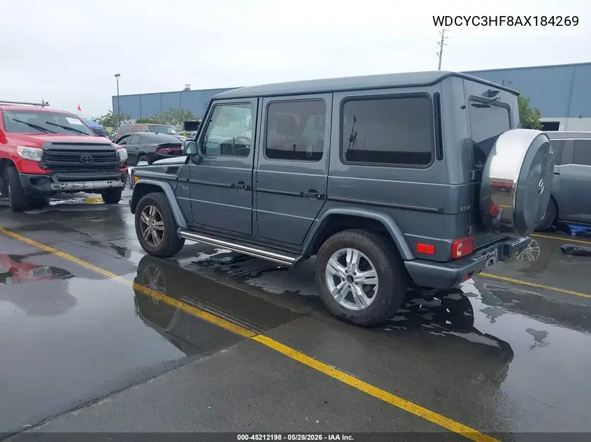 2010 Mercedes-Benz G 550 4Matic VIN: WDCYC3HF8AX184269 Lot: 45212198