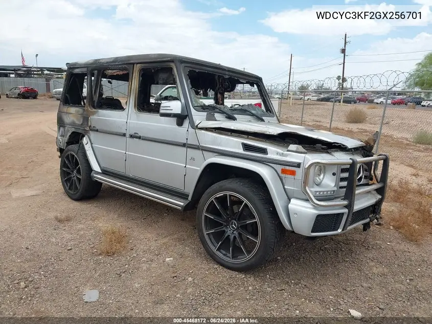 2016 Mercedes-Benz G 550 4Matic VIN: WDCYC3KF2GX256701 Lot: 45468172