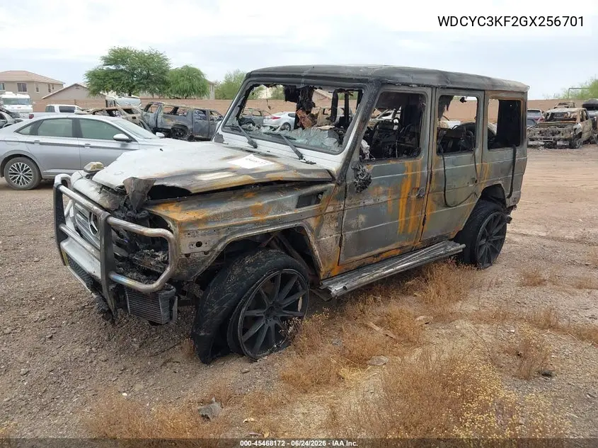 2016 Mercedes-Benz G 550 4Matic VIN: WDCYC3KF2GX256701 Lot: 45468172