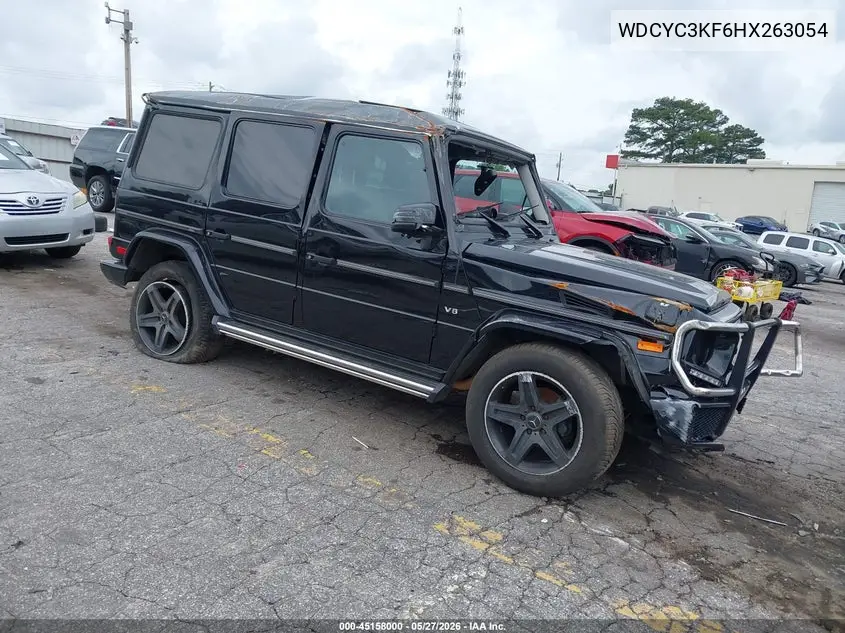 2017 Mercedes-Benz G 550 4Matic VIN: WDCYC3KF6HX263054 Lot: 45158000
