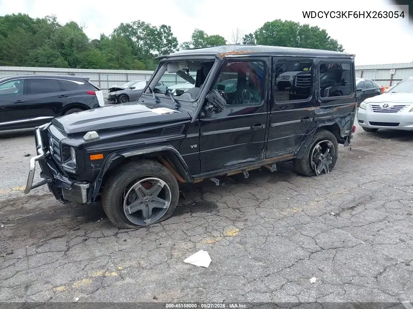 2017 Mercedes-Benz G 550 4Matic VIN: WDCYC3KF6HX263054 Lot: 45158000