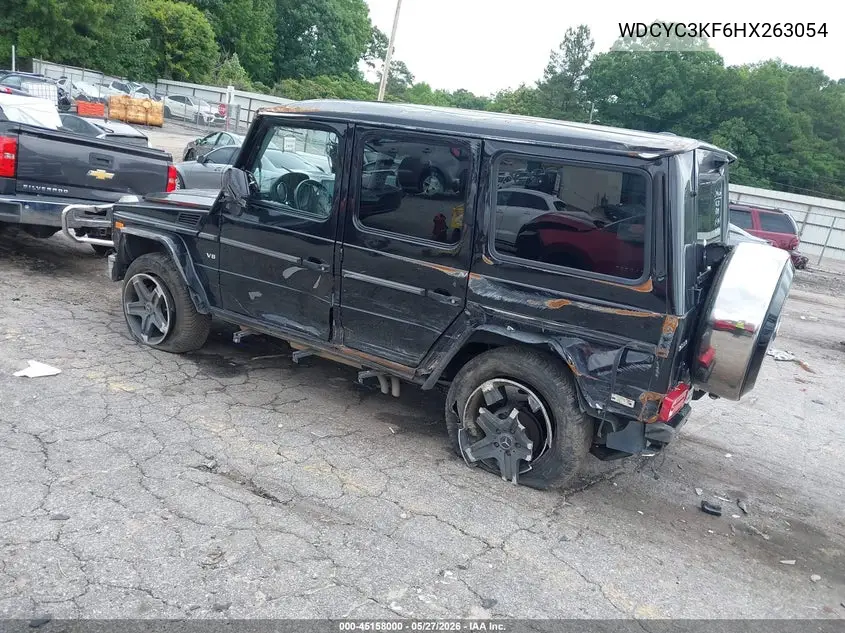 2017 Mercedes-Benz G 550 4Matic VIN: WDCYC3KF6HX263054 Lot: 45158000