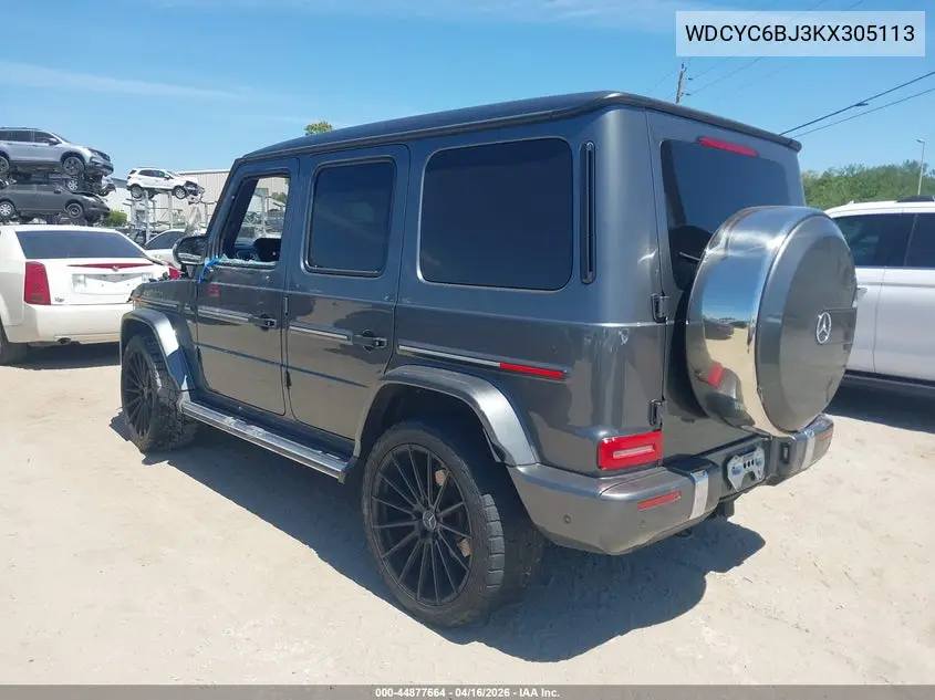 2019 Mercedes-Benz G 550 4Matic VIN: WDCYC6BJ3KX305113 Lot: 44877664