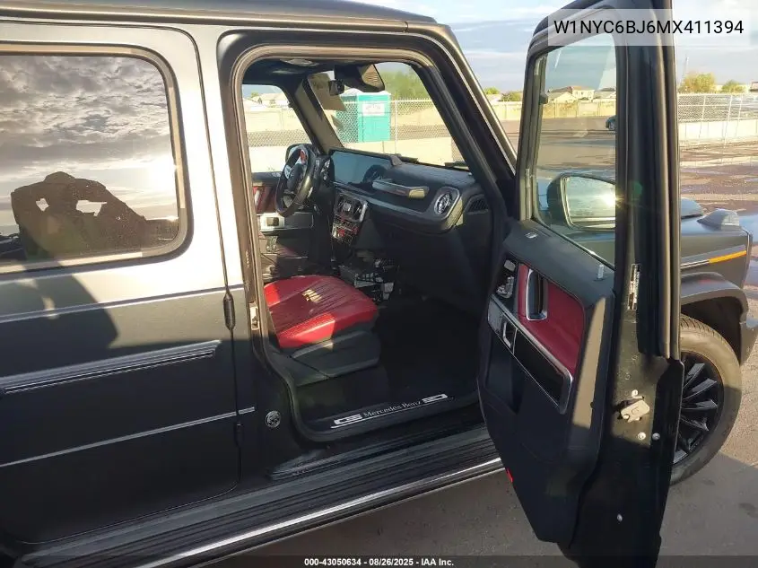2021 Mercedes-Benz G 550 Suv VIN: W1NYC6BJ6MX411394 Lot: 43050634