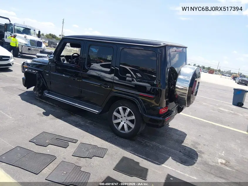2024 Mercedes-Benz G 550 4Matic VIN: W1NYC6BJ0RX517394 Lot: 45016747