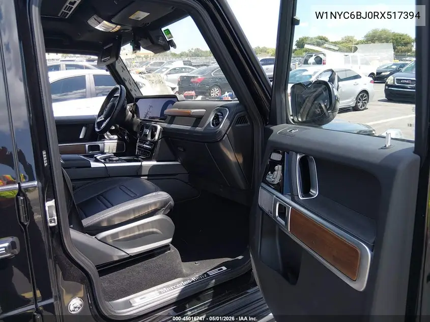 2024 Mercedes-Benz G 550 4Matic VIN: W1NYC6BJ0RX517394 Lot: 45016747