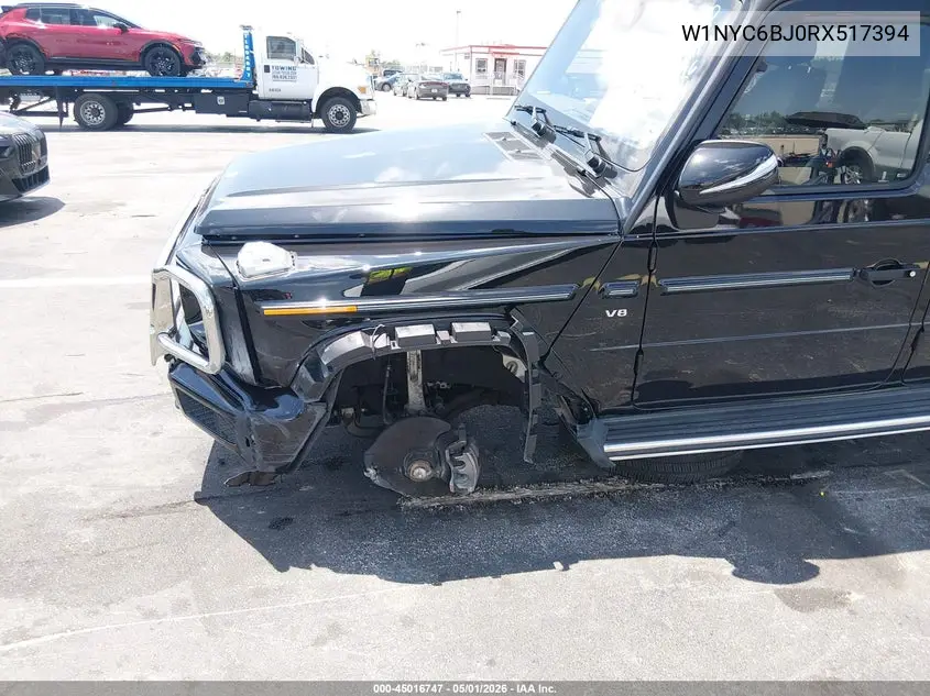 2024 Mercedes-Benz G 550 4Matic VIN: W1NYC6BJ0RX517394 Lot: 45016747