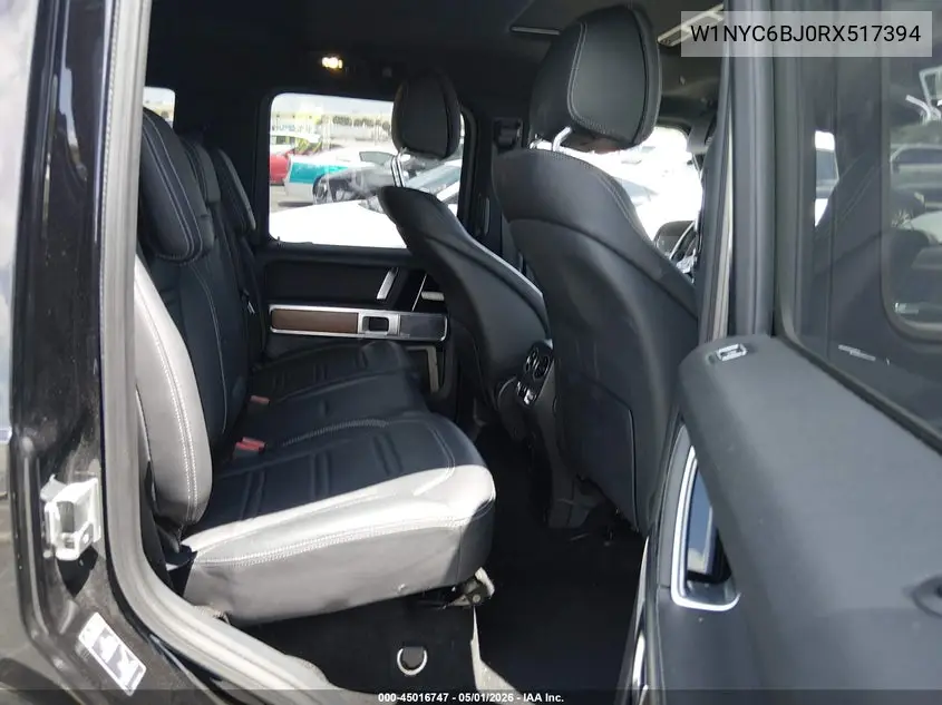 2024 Mercedes-Benz G 550 4Matic VIN: W1NYC6BJ0RX517394 Lot: 45016747
