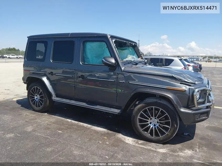 2024 Mercedes-Benz G 550 4Matic VIN: W1NYC6BJXRX514471 Lot: 45119232