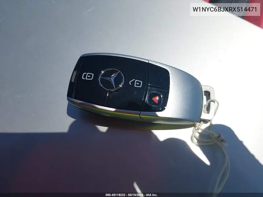 2024 Mercedes-Benz G 550 4Matic VIN: W1NYC6BJXRX514471 Lot: 45119232
