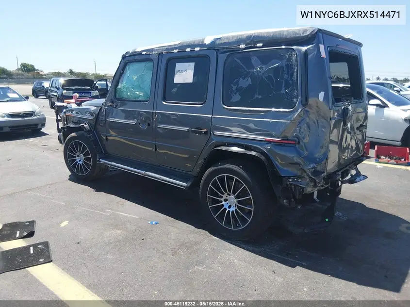 2024 Mercedes-Benz G 550 4Matic VIN: W1NYC6BJXRX514471 Lot: 45119232