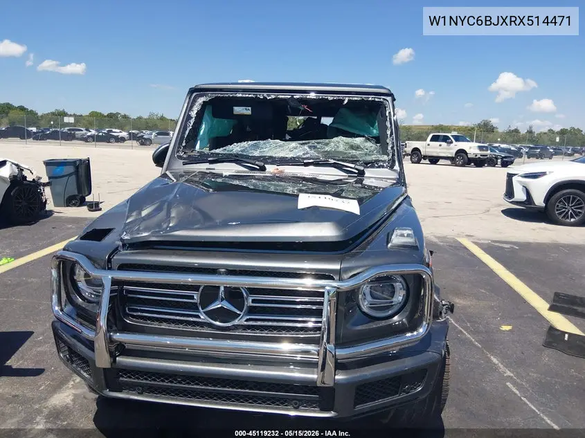 2024 Mercedes-Benz G 550 4Matic VIN: W1NYC6BJXRX514471 Lot: 45119232
