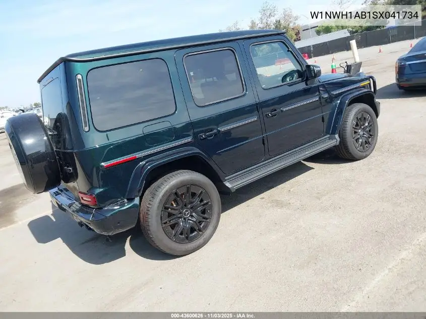 2025 Mercedes-Benz G 550 4Matic VIN: W1NWH1AB1SX041734 Lot: 43600626
