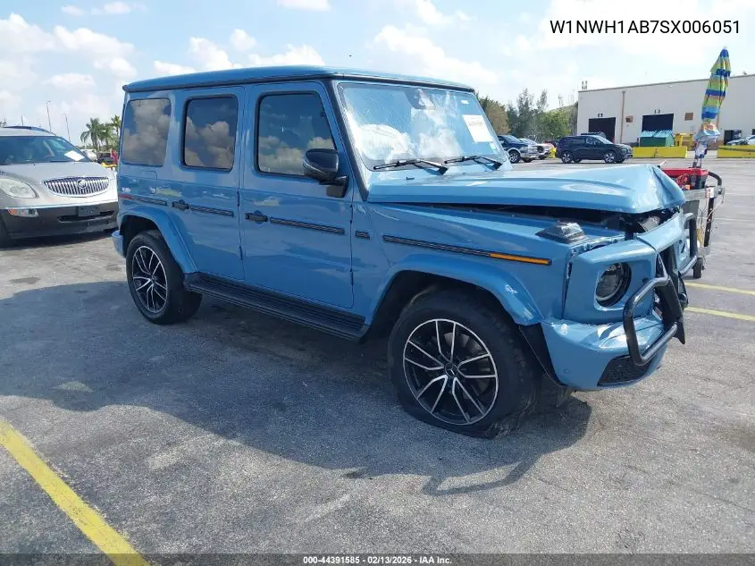 2025 Mercedes-Benz G 550 4Matic VIN: W1NWH1AB7SX006051 Lot: 44391585