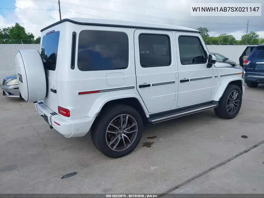 2025 Mercedes-Benz G 550 4Matic VIN: W1NWH1AB7SX021147 Lot: 45332075