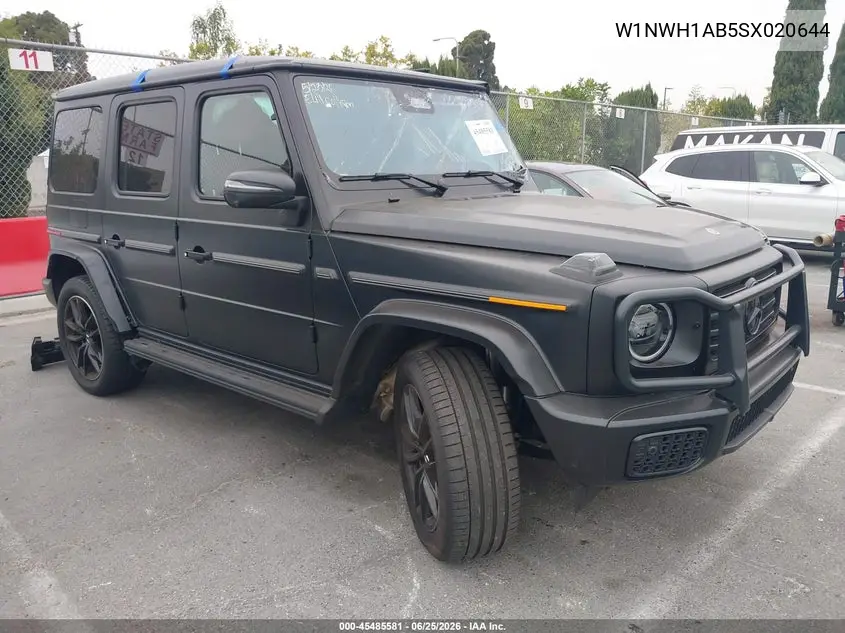 2025 Mercedes-Benz G 550 4Matic VIN: W1NWH1AB5SX020644 Lot: 45485581