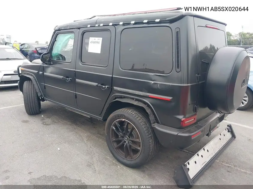 2025 Mercedes-Benz G 550 4Matic VIN: W1NWH1AB5SX020644 Lot: 45485581