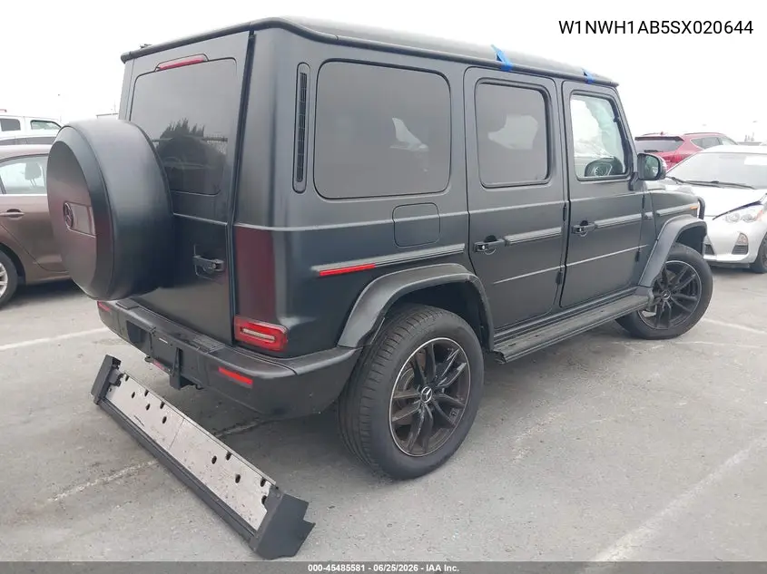 2025 Mercedes-Benz G 550 4Matic VIN: W1NWH1AB5SX020644 Lot: 45485581