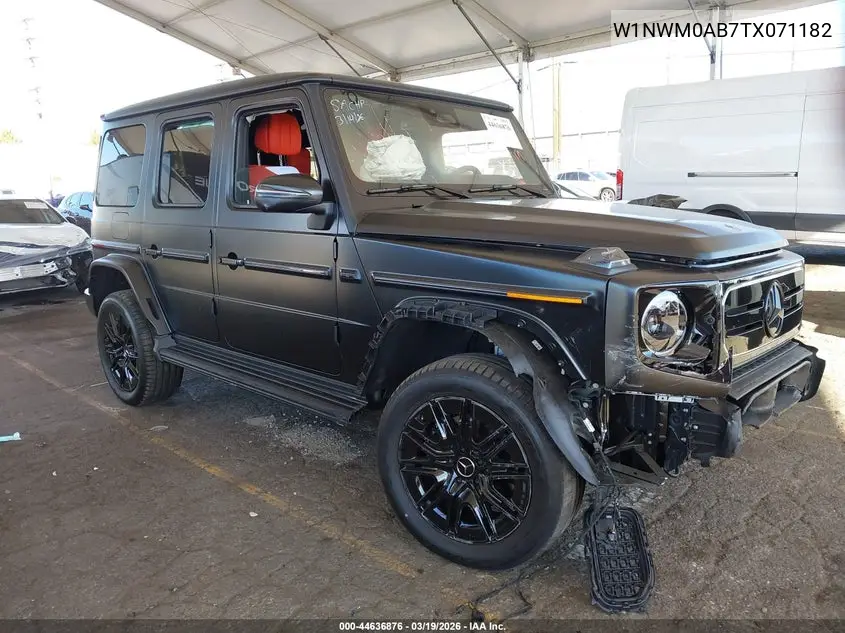 2026 Mercedes-Benz G 580 With Eq Technology VIN: W1NWM0AB7TX071182 Lot: 44636876