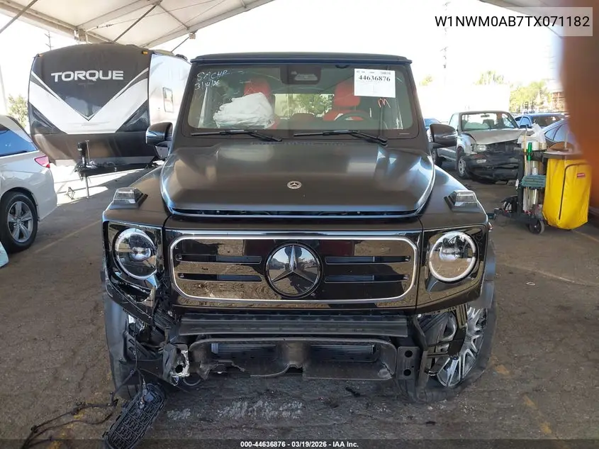 2026 Mercedes-Benz G 580 With Eq Technology VIN: W1NWM0AB7TX071182 Lot: 44636876