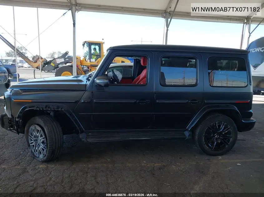 2026 Mercedes-Benz G 580 With Eq Technology VIN: W1NWM0AB7TX071182 Lot: 44636876