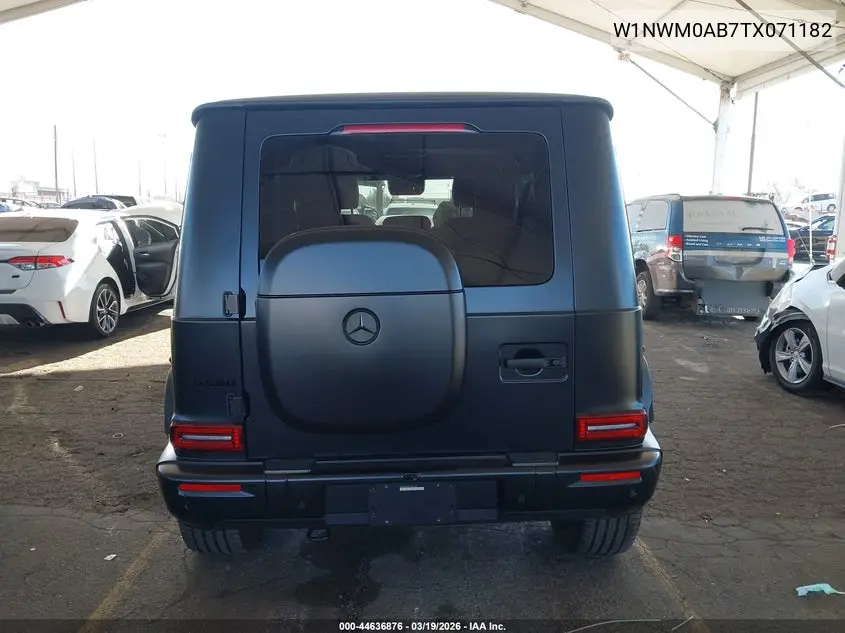 2026 Mercedes-Benz G 580 With Eq Technology VIN: W1NWM0AB7TX071182 Lot: 44636876