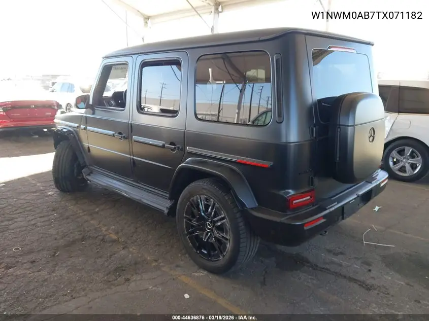 2026 Mercedes-Benz G 580 With Eq Technology VIN: W1NWM0AB7TX071182 Lot: 44636876