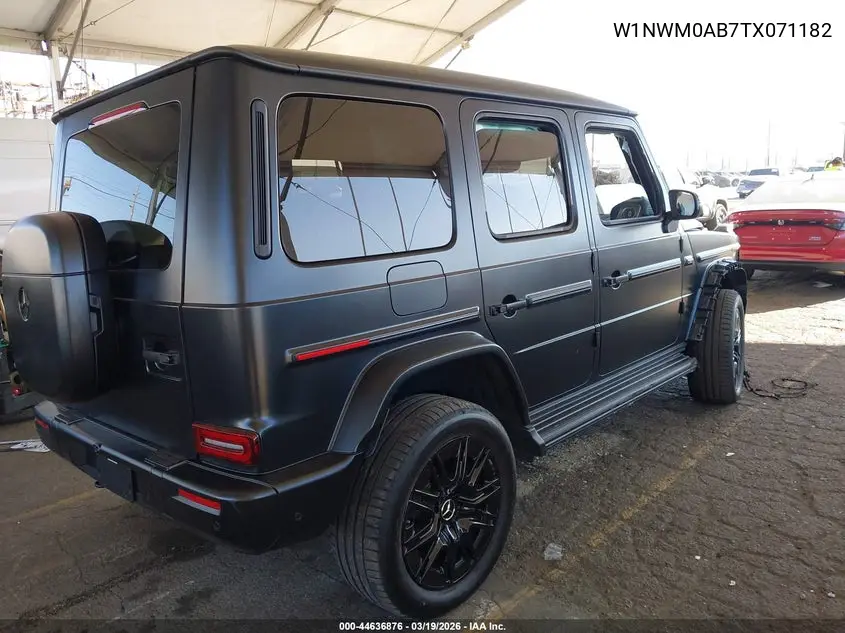 2026 Mercedes-Benz G 580 With Eq Technology VIN: W1NWM0AB7TX071182 Lot: 44636876