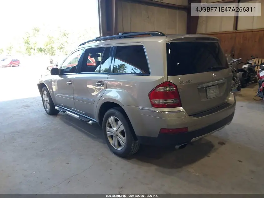 2007 Mercedes-Benz Gl 450 4Matic VIN: 4JGBF71E47A266311 Lot: 45395715