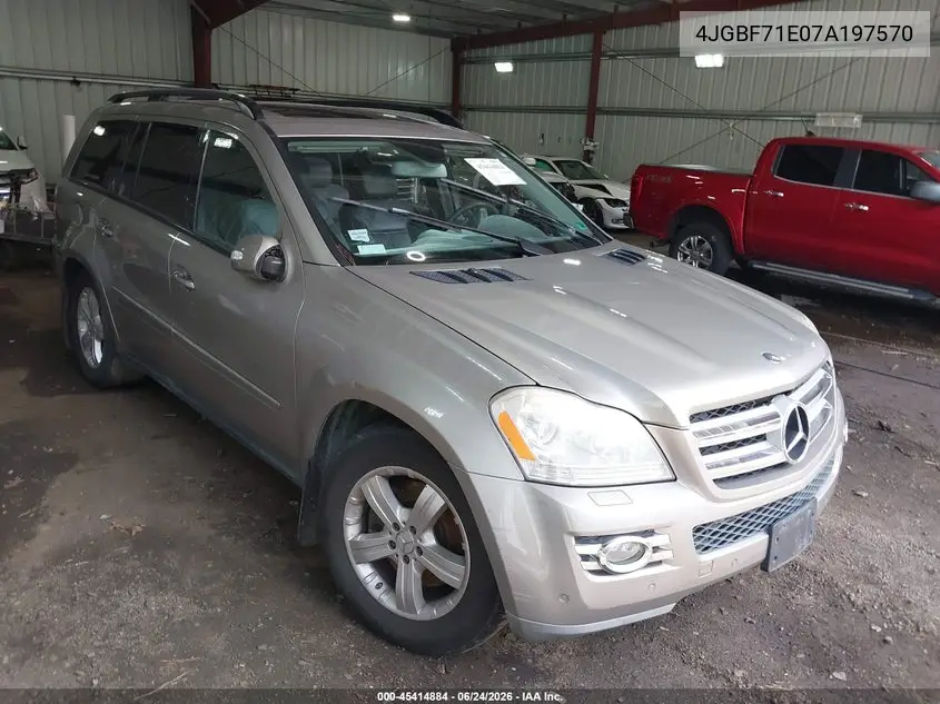 2007 Mercedes-Benz Gl 450 4Matic VIN: 4JGBF71E07A197570 Lot: 45414884