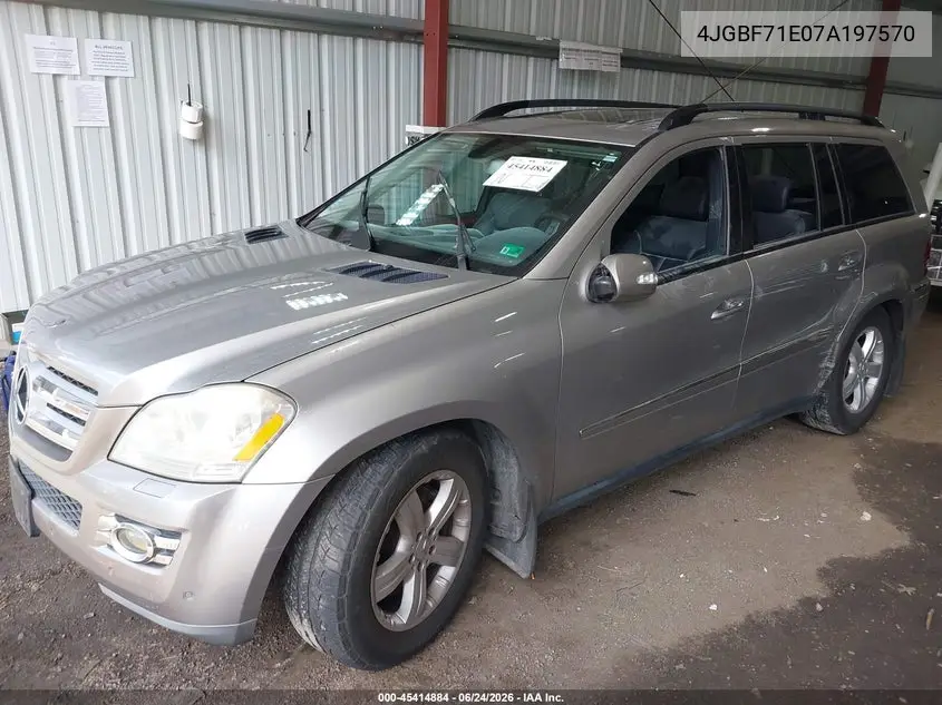 2007 Mercedes-Benz Gl 450 4Matic VIN: 4JGBF71E07A197570 Lot: 45414884