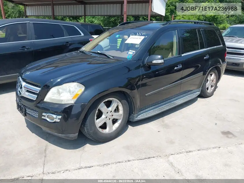 2007 Mercedes-Benz Gl 450 4Matic VIN: 4JGBF71E17A236988 Lot: 45444130