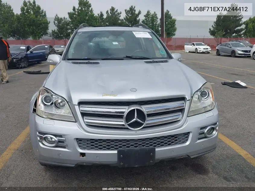 2007 Mercedes-Benz Gl 450 4Matic VIN: 4JGBF71EX7A244412 Lot: 45527780