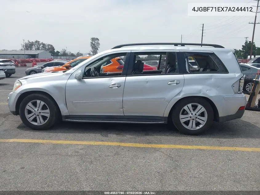 2007 Mercedes-Benz Gl 450 4Matic VIN: 4JGBF71EX7A244412 Lot: 45527780